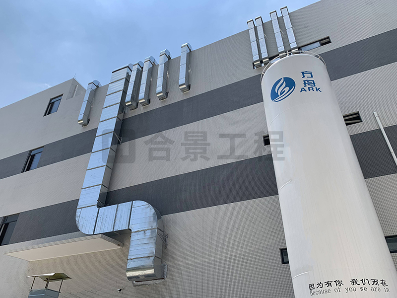 東莞盈灃科技有限公司工程緊鑼密鼓施工中，為迎接竣工全力奮戰！