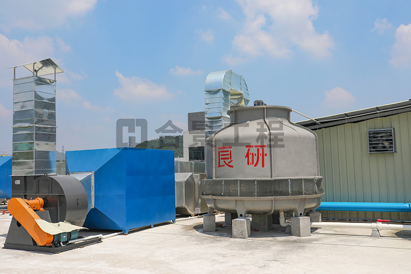 東莞盈灃科技有限公司工程緊鑼密鼓施工中，為迎接竣工全力奮戰！